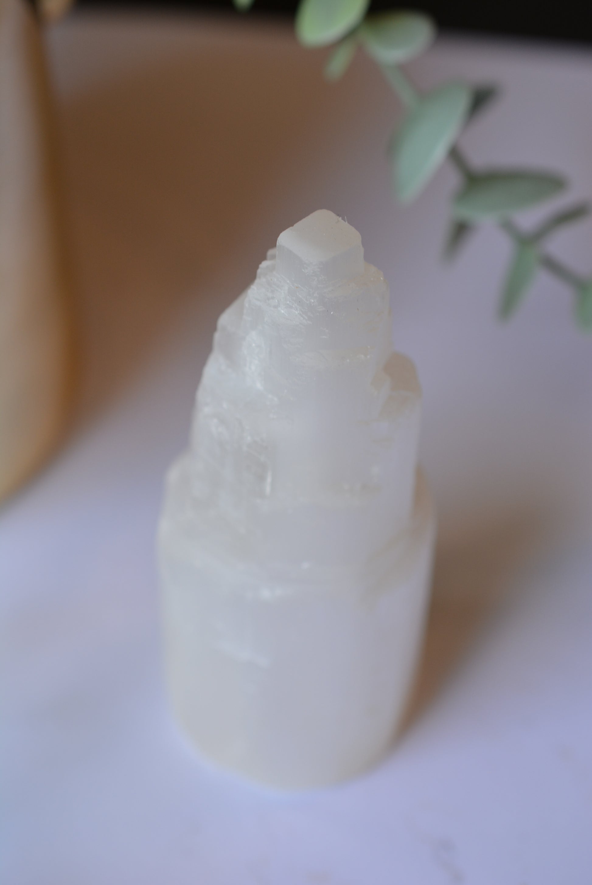 Selenite (Satin Spar) | 10 cm Tower image 1