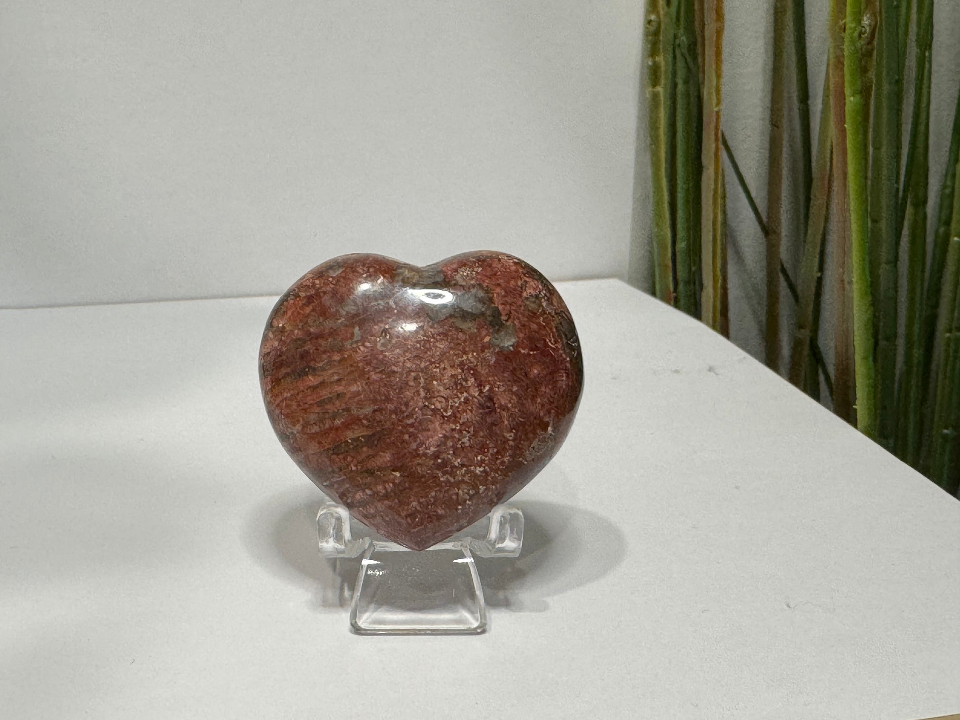 Red Feldspar | Heart image 0
