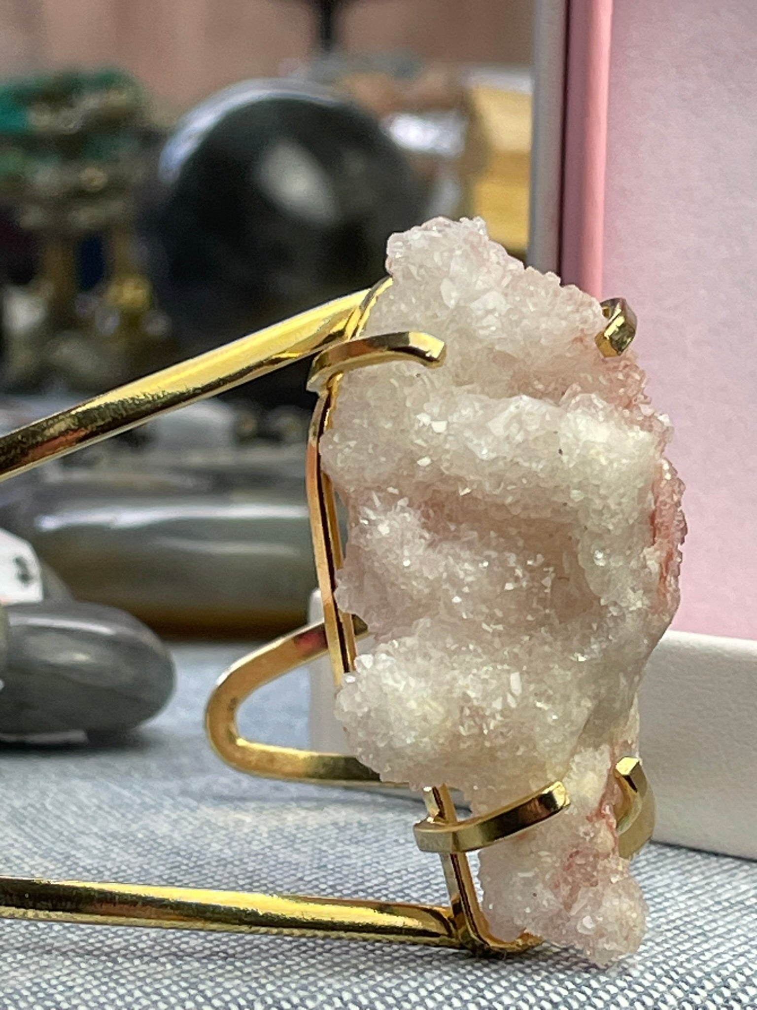 Pink Amethyst Bangle image 1