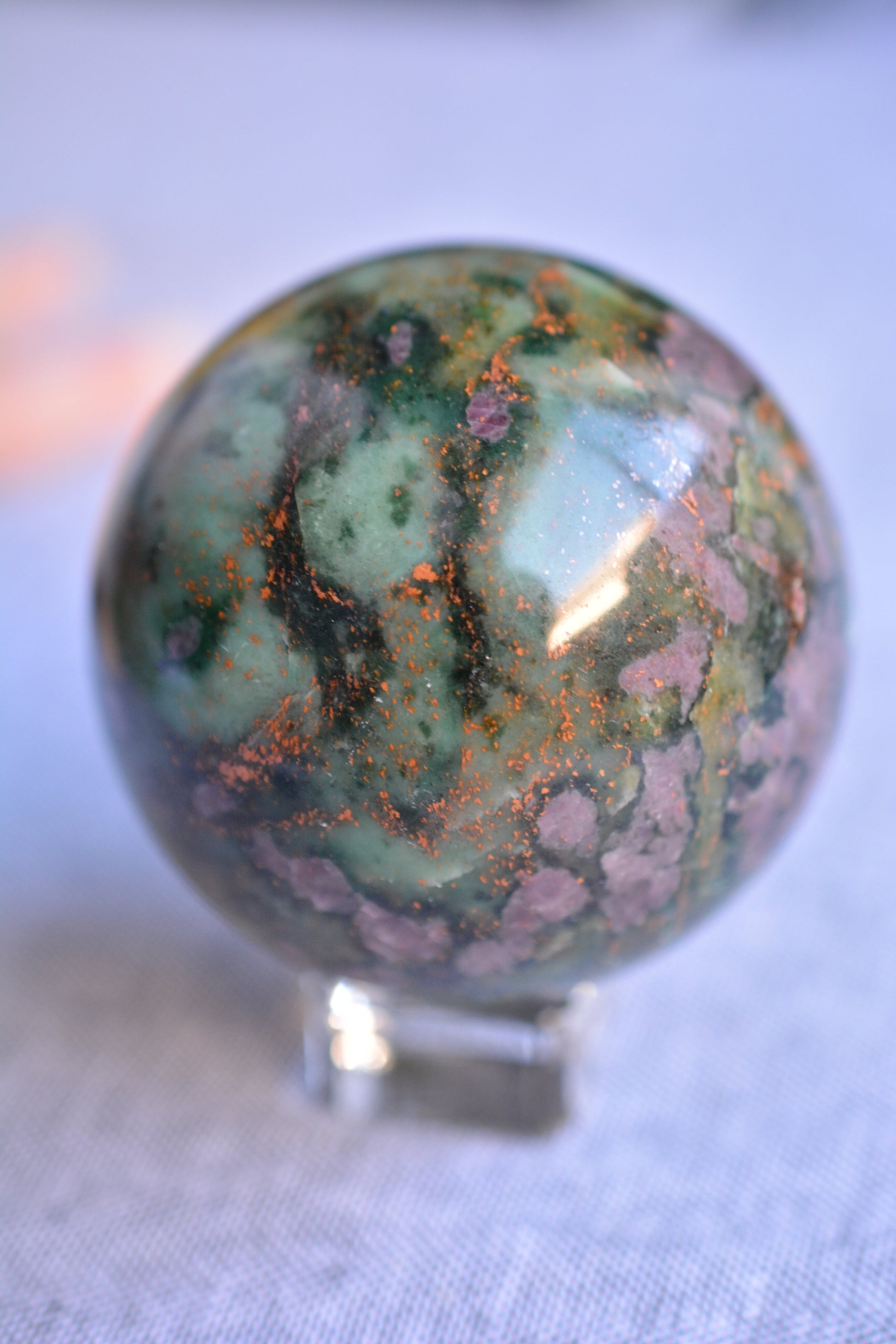 Ruby Zoisite | Sphere image 1
