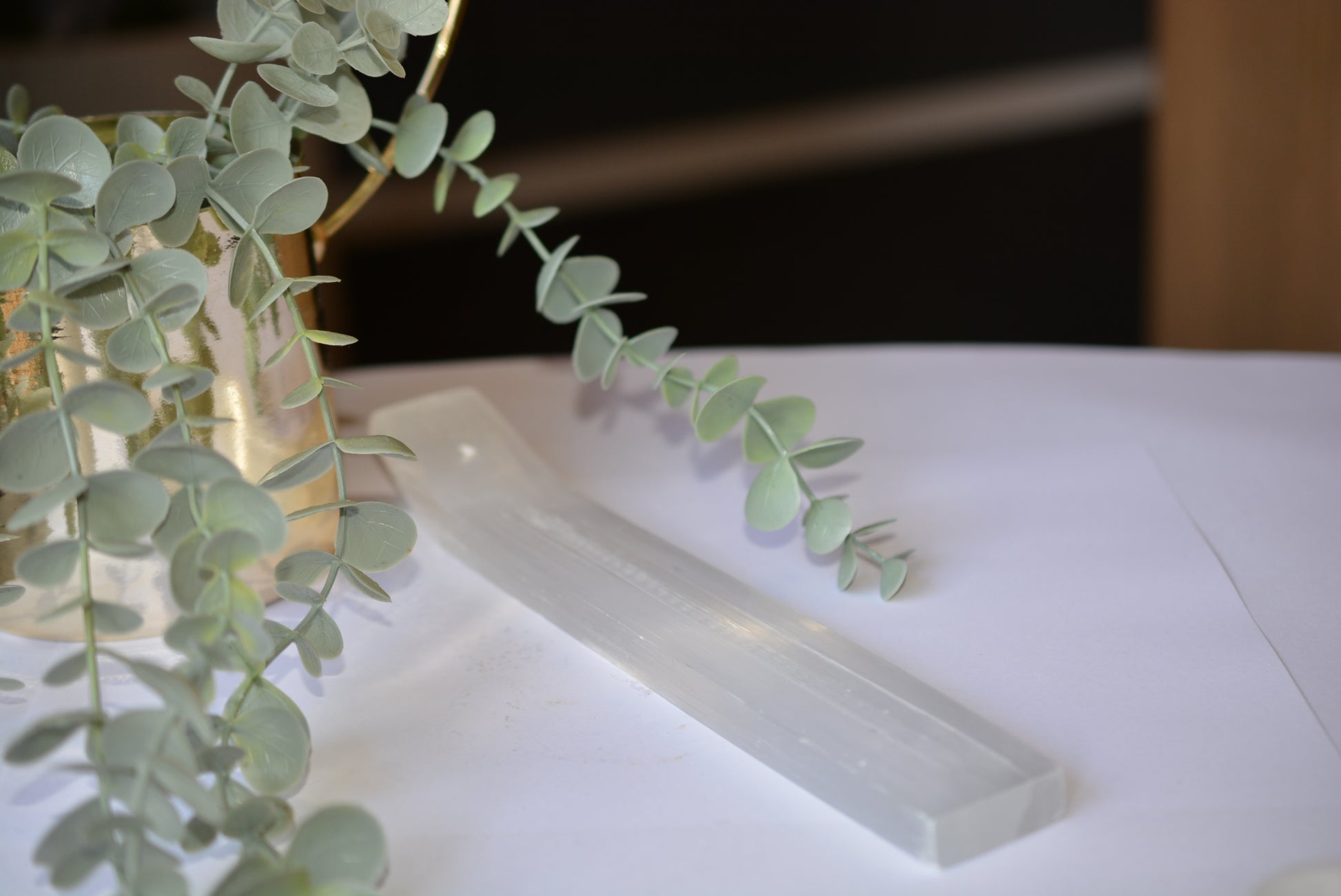 Selenite | Incense Holder image 0