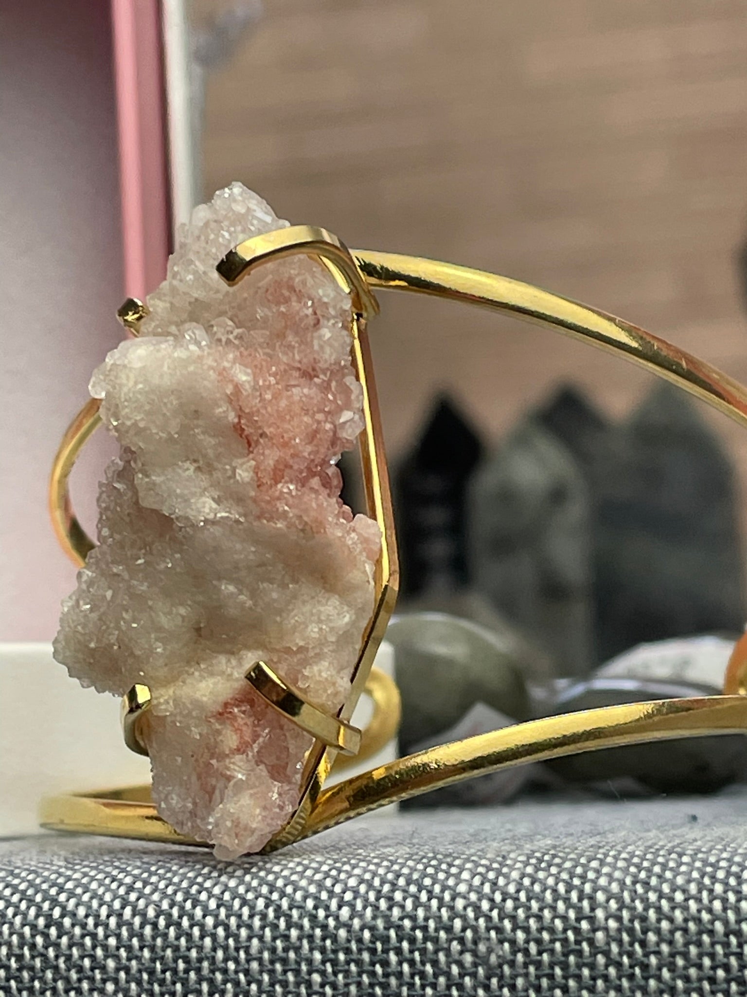 Pink Amethyst Bangle image 2