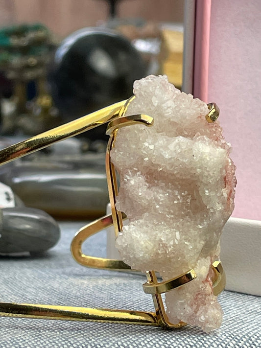 Pink Amethyst Bangle image 1