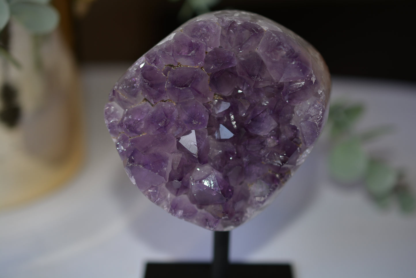 Amethyst | Cluster on Stand Round image 1