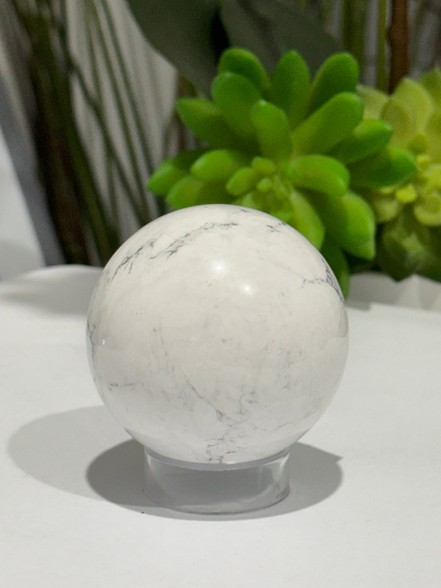 White Howlite | Sphere image 1